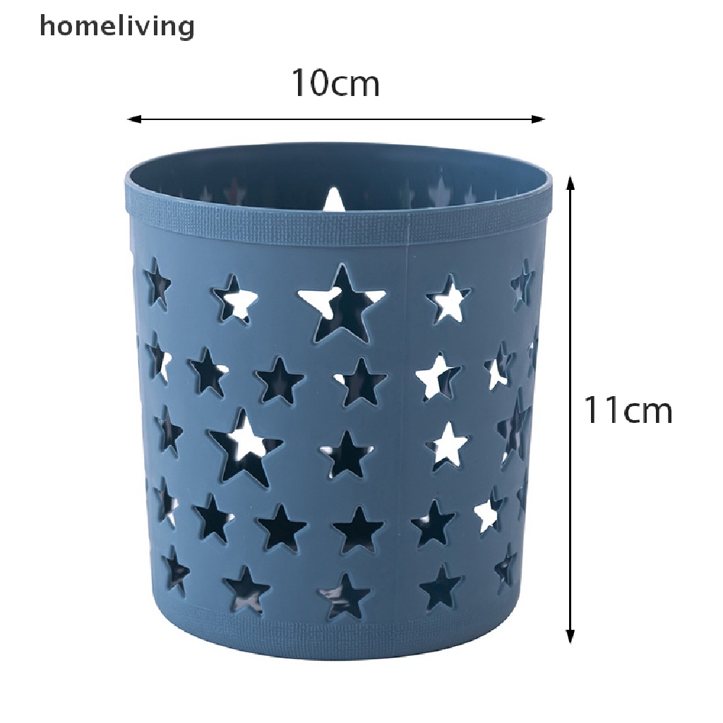 Giá Đỡ Bút / Cọ Vẽ Hình Ngôi Sao Thiết Kế Đục Lỗ Tiện Dụng