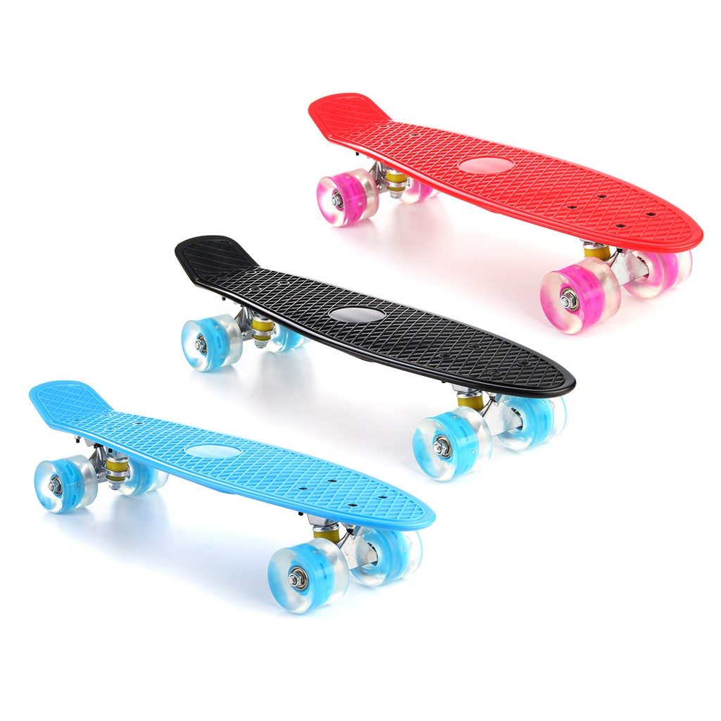 Ván trượt Skateboard Penny nhiều màu có bánh đèn led phát sáng