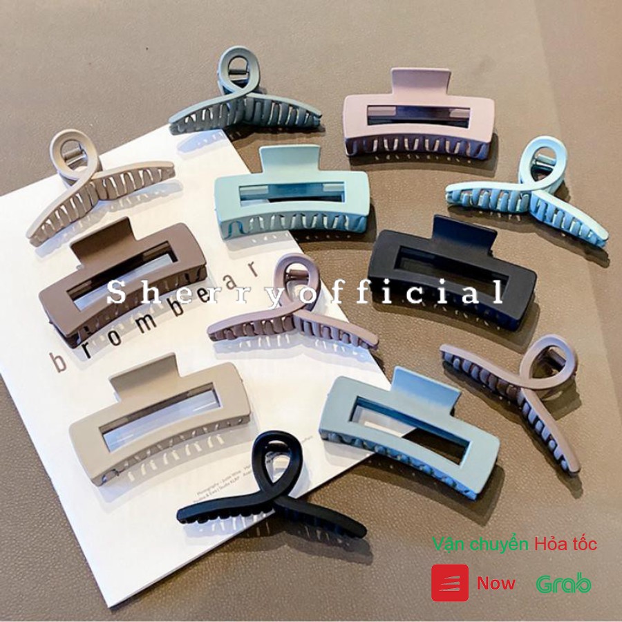 Kẹp tóc cỡ lớn thiết kế đơn giản phong cách Hàn Quốc YH7802