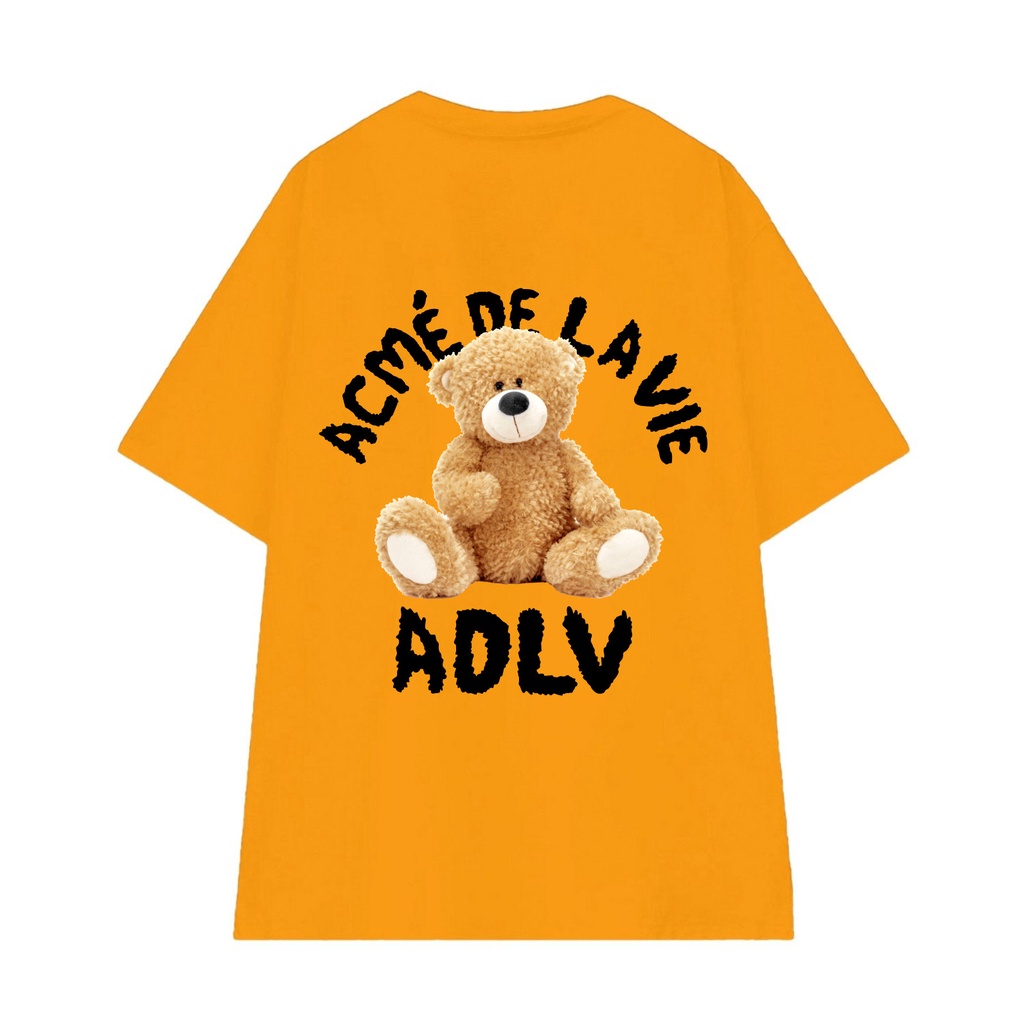 Áo phông nữ cổ tròn unisex form rộng in gấu vải mềm mát phong cách thời trang FPLLUS FP76
