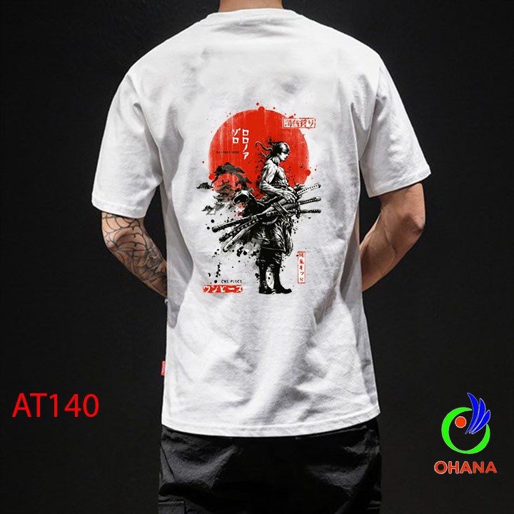 Áo thun nam nữ in hình Zoro siêu đẹp cao cấp PABINO AT140D