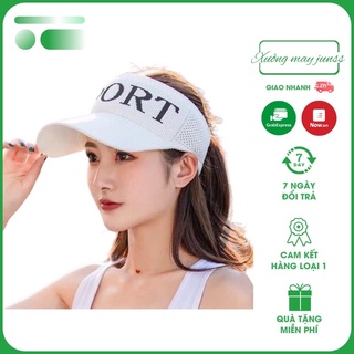 Mũ lưỡi trai nửa đầu cá tính cho bạn nữ spot_ mũ thể thao, mũ du lịch