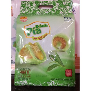 Bánh pía kim sa trà xanh (480gr)