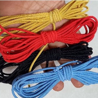 Bó 3met dây thun mềm làm cột tóc size 2.5mm