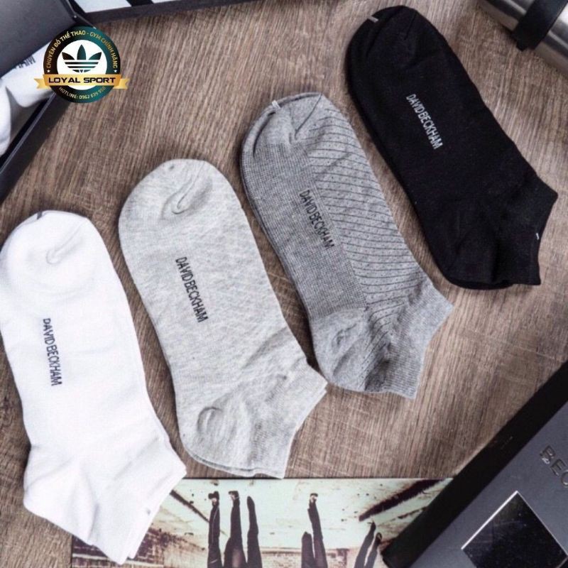 Hộp tất nam cổ ngắn ,vớ nam ngắn HM David beckham  chất cotton siêu đẹp