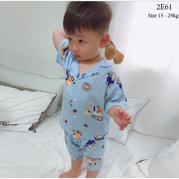 Set bộ quần áo pijama cho bé trai bé gái (từ 1 - 8 tuổi) VEMZKIDS 5 mẫu