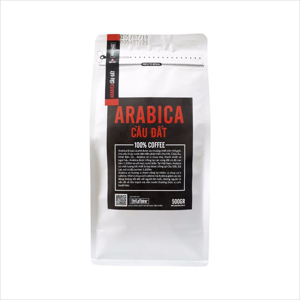 Cà phê Arabica Cầu Đất 1KG - The Kaffeine Coffee