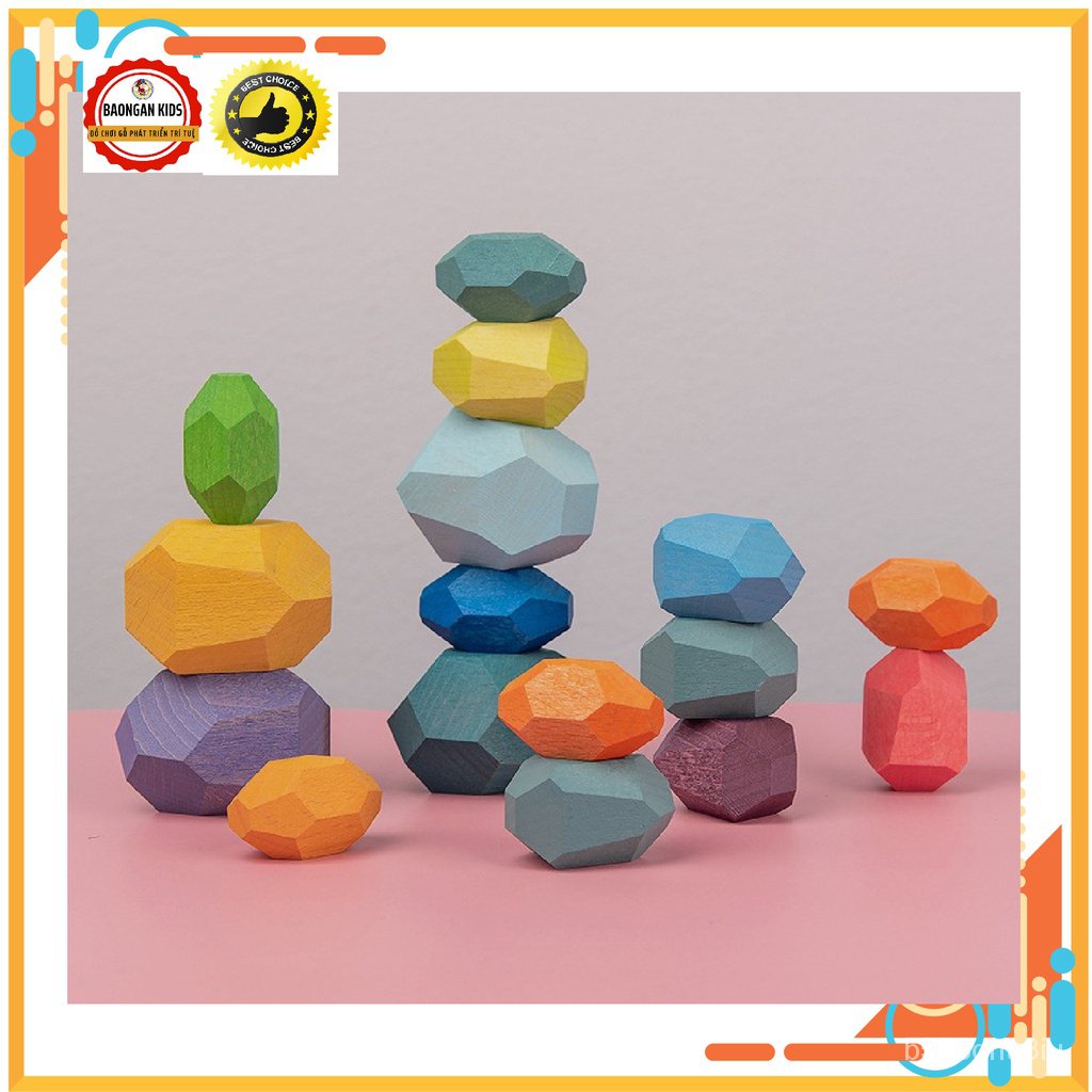 Đá Gỗ Cân Bằng Tu Ishi Bộ Đồ ơi Xếp Hình Bằng Gỗ Tăng Vận Động Tinh o Trẻ Mầm n