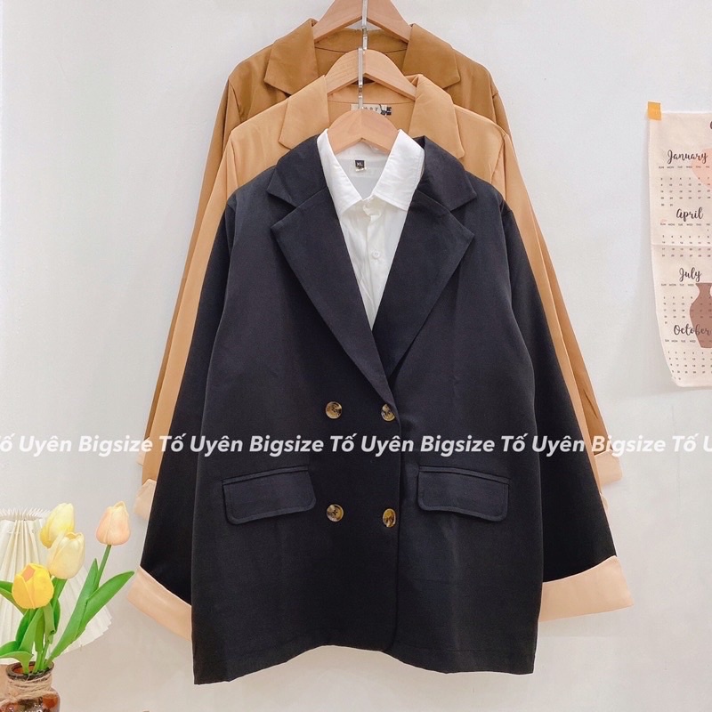 Áo Blazer Dáng Rộng Tay Lật 4 Khuy Túi Thật 1 Lớp Hàng Loại 1 #108
