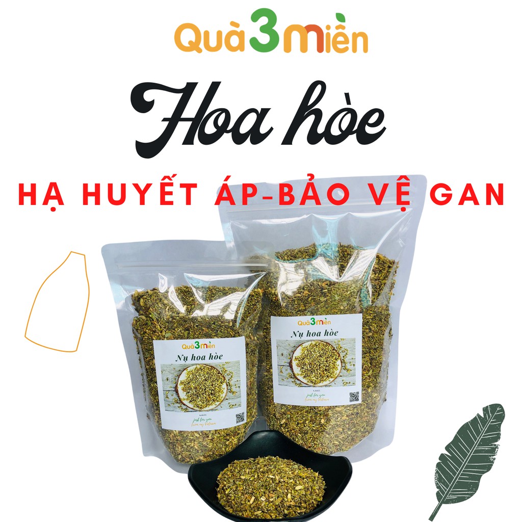 Hoa hòe 500g - Hạ huyết áp, giảm mỡ máu, bảo vệ gan chảy máu cam, đại tiểu tiện ra máu- Thương hiệu Quà 3 Miền