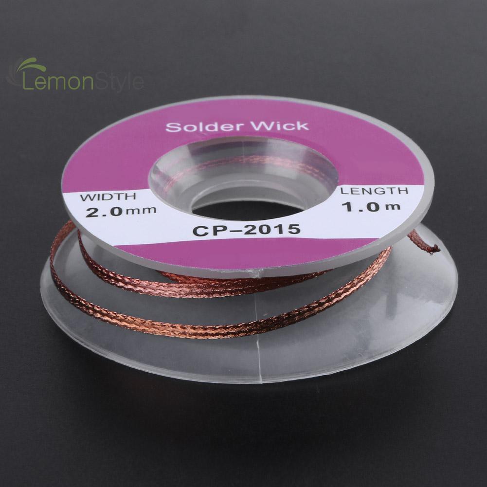 D-LT 10pcs 1.0mm Desoldering Braid Solder Remover Sucker Flux Wick Cable Wire
