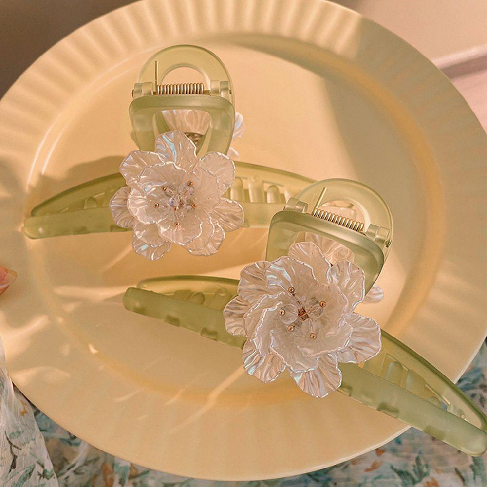 Kẹp Bắt Cá Mập Bằng Acrylic Chống Trượt Thiết Kế Thanh Lịch Cho Nữ OSIER1