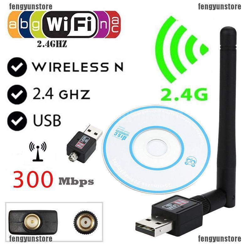 USB bắt sóng Wifi từ mạng LAN 300Mbps 802.11n / g / b