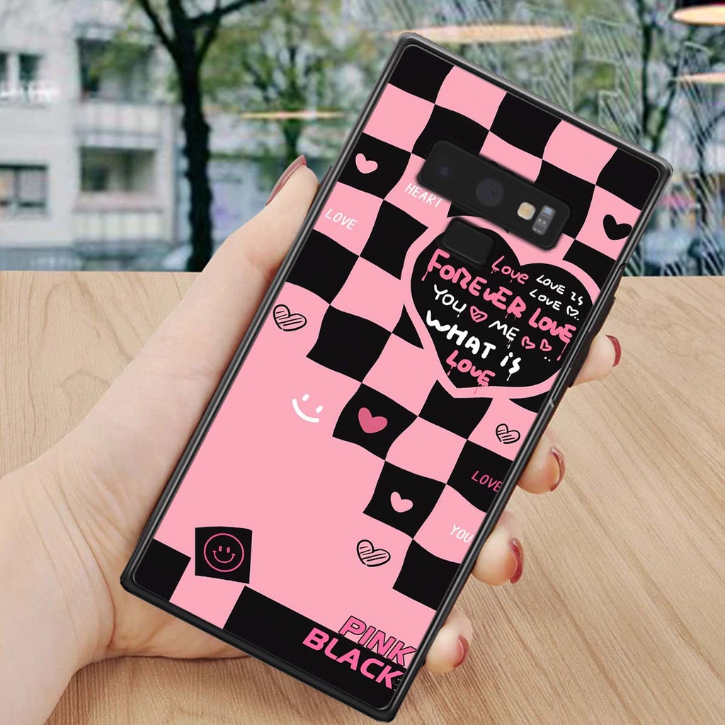 Ốp Samsung Note 9 in hình trái tim, caro kẹo ngọt đầy cá tính siêu đẹp siêu chất
