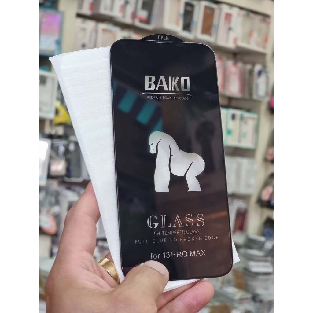 Kính cường lực Baiko Full màn cho iPhone X đến 13 Pro max Siêu xịn
