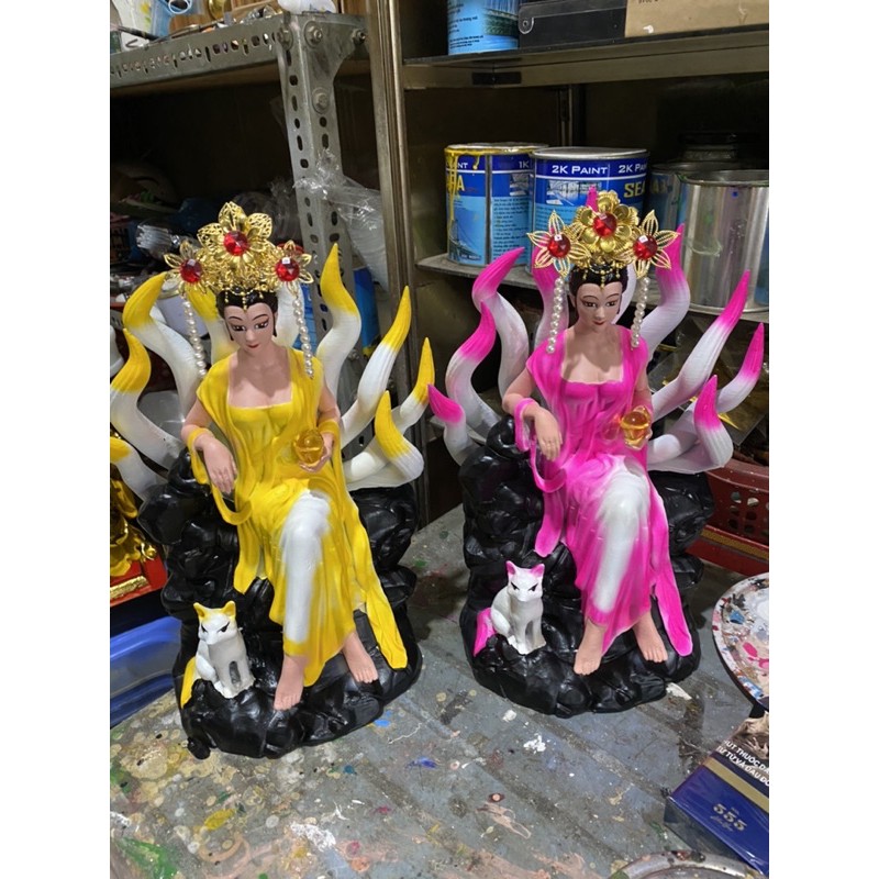 Tượng Hồ Ly Tiên - Hồ Tiên Nương Nương - Cữu Vỹ Hồ Ly