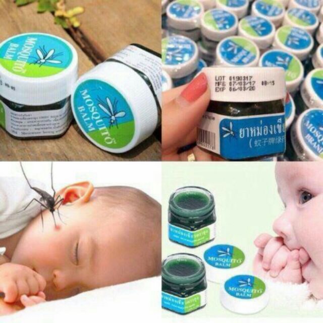 Dầu bôi muỗi đốt cho bé yêu Green Balm Mosquito Brand