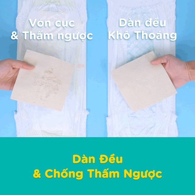 Tã Quần Pampers Điều Hoà Gói Lớn L60/ XL52/ XXL44