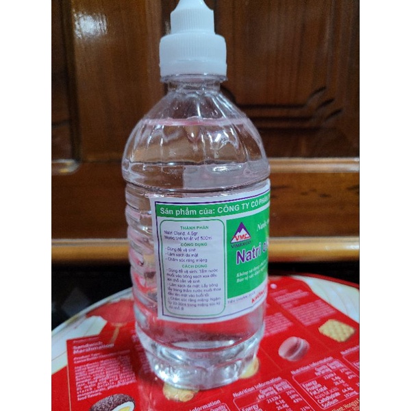 Nước muối súc miệng 500ml