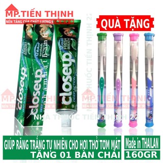 Kem Đánh Răng Close up 160g- Hương Bạc Hà THÁI LAN - TẶNG KÈM 1 BÀN CHẢI THÁILAN