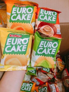 Bánh trứng Euro hộp 12 chiếc Thái Lan các vị