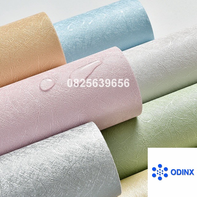 [NHIỀU MẪU] 10m GIẤY DÁN TƯỜNG 1 MÀU- 10m decal dán tường màu trơn có keo sẵn