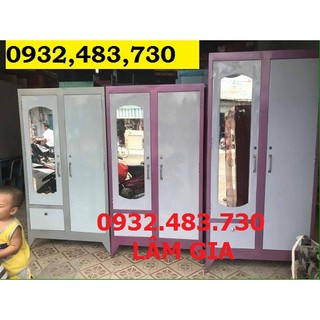 Tủ sắt quần áo cao 1,8mx90