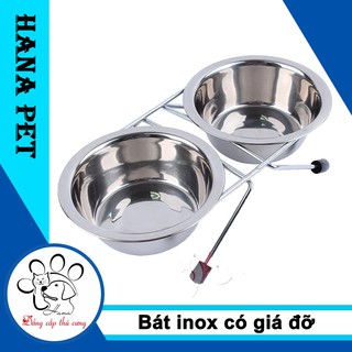 BÁT ĂN INOX  - bát ăn thú cưng