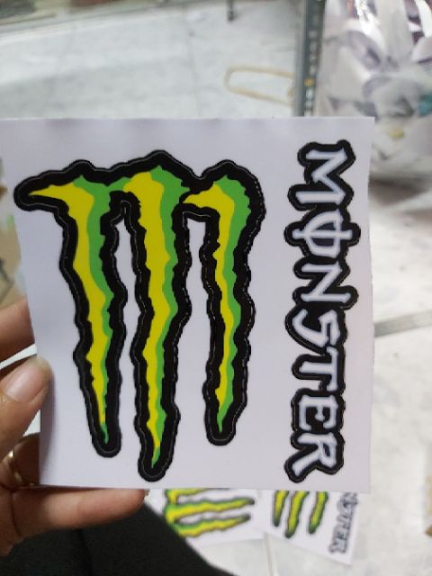 Tem Decal Hai Hình Monster Giá Rẻ