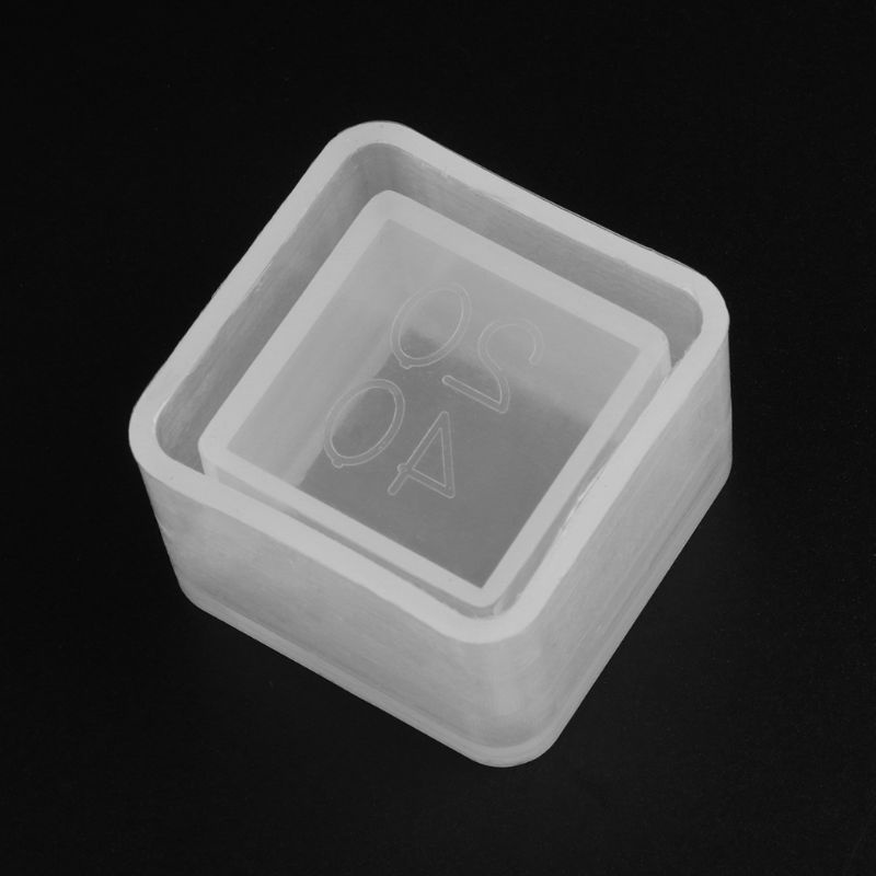 Khuôn Silicone Hình Khối Dùng Làm Chậu Hoa DIY