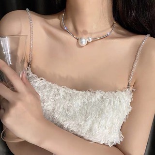 Bộ kiềng cổ đính hạt đá hiện đại