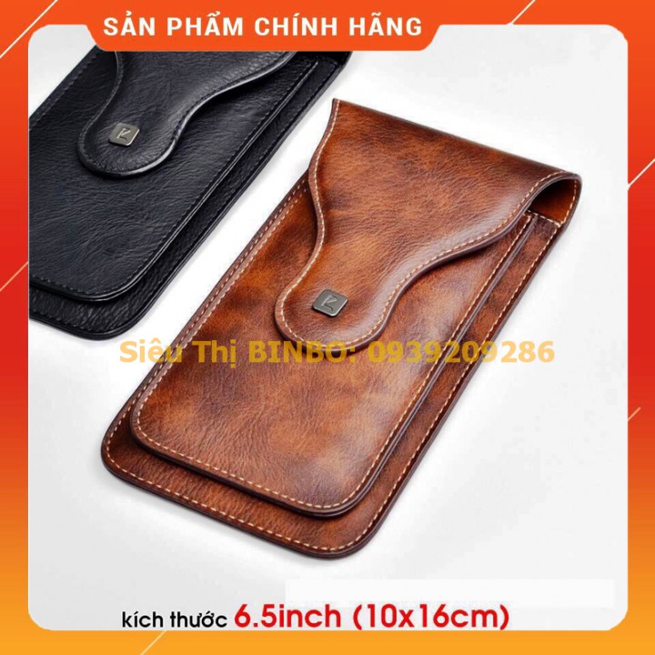 Bao da điện thoại đeo thắt lưng- bao da điện thoại thắt lưng Puloka