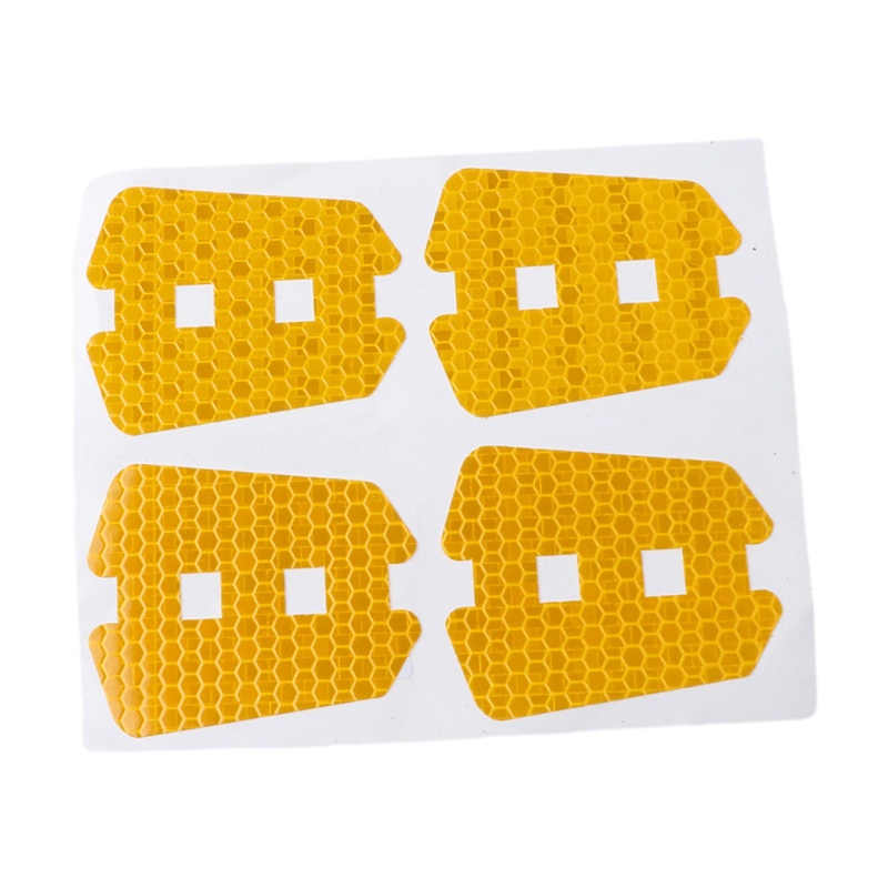 Set 4 Miếng Dán Phản Quang Cảnh Báo Cho Căm Xe Đạp