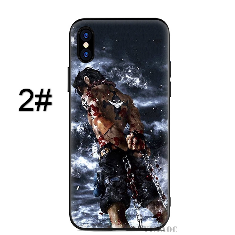 Ốp điện thoại hoạt tiết hoạt hình One Piece cho iPhone XS Max XR 8 7 Plus 6 6S 5S SE