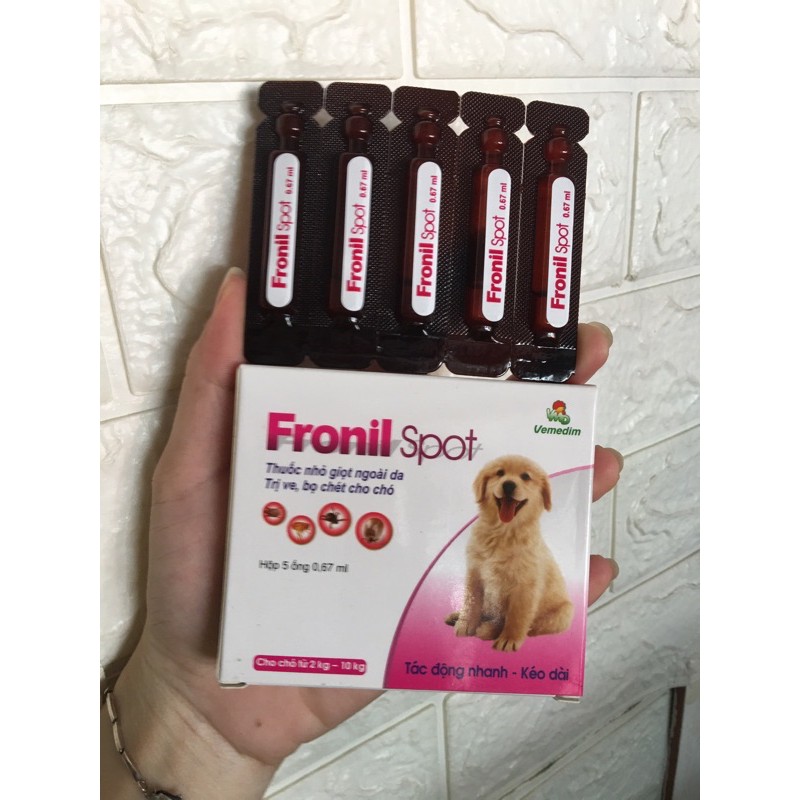 Dung dịch nhỏ ve - rận - bọ chét Fronil Spot dành cho chó mèo
