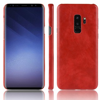 Ốp điện thoại da thiết kế trơn sang trọng độc đáo cho điện thoại Samsung Galaxy S9 Plus