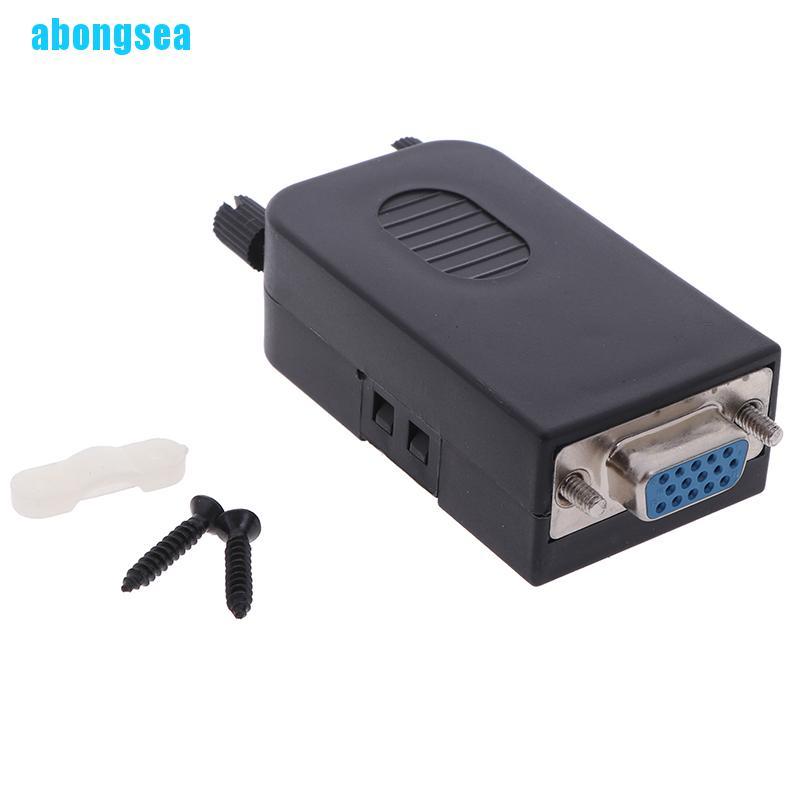 Đầu Nối Dây Điện D-Sub Db15 Vga Male 3 Hàng 15 Pin