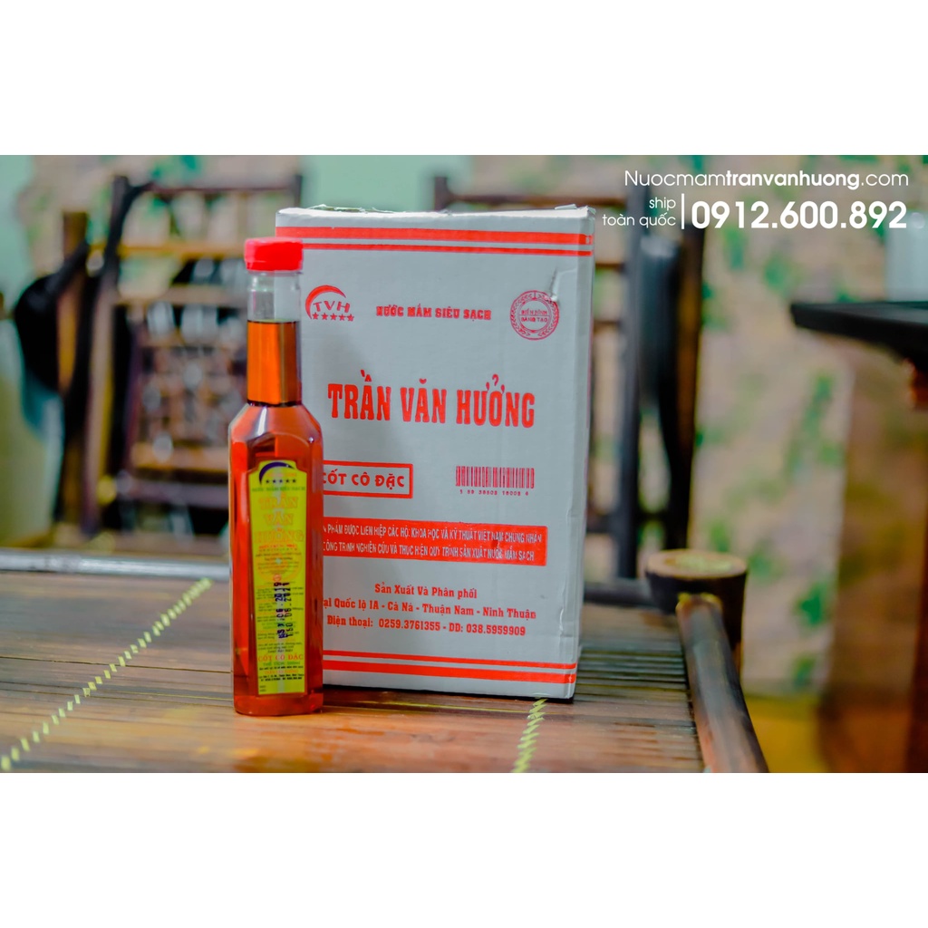 Nước mắm Trần Văn Hưởng cốt cô đặc 45N (Hộp 6 chai x 470ml)