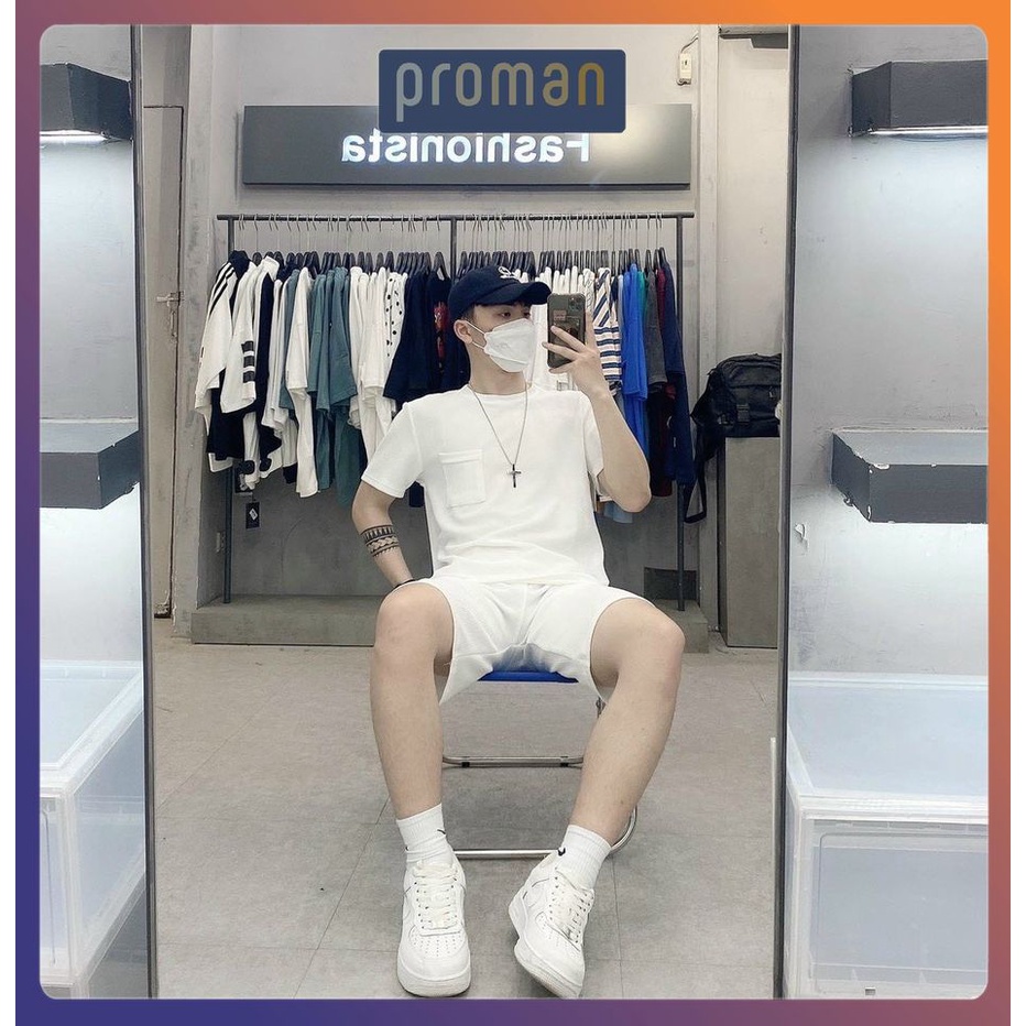 Đồ bộ nam thể thao cao cấp Cotton XỐP, Bộ đồ nam chất cotton Xốp thái co giãn 4 chiều BX01 - PROMAN