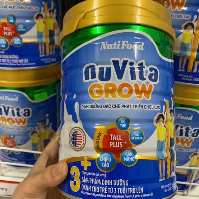 Nuvita Grow 900gr(cho trẻ từ 3tuổi)