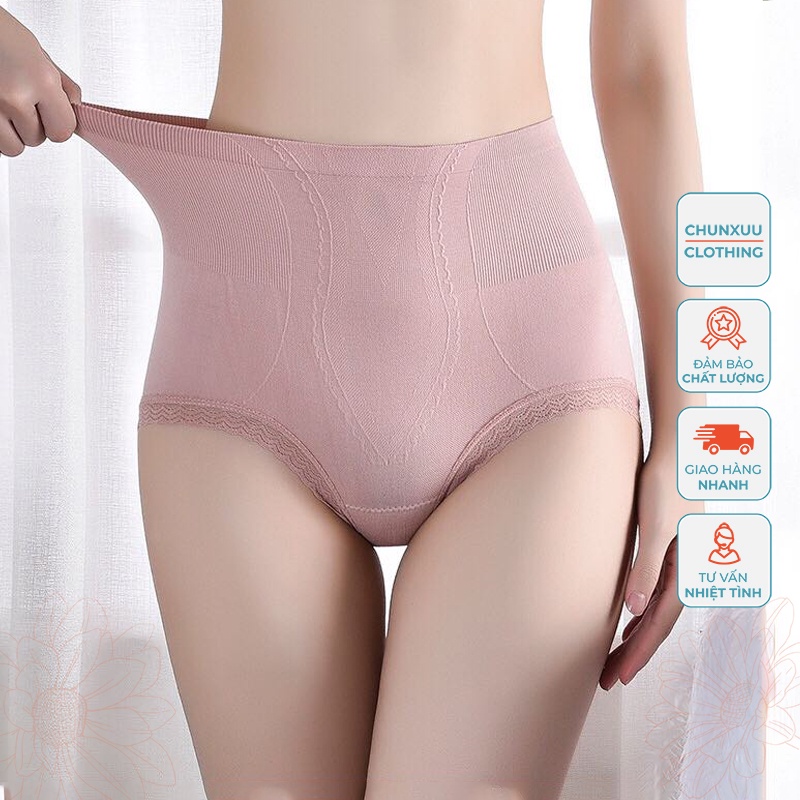 Quần lót cạp cao gen bụng thon gọn nâng mông Cotton kháng khuẩn cao cấp CHUNXU QG01