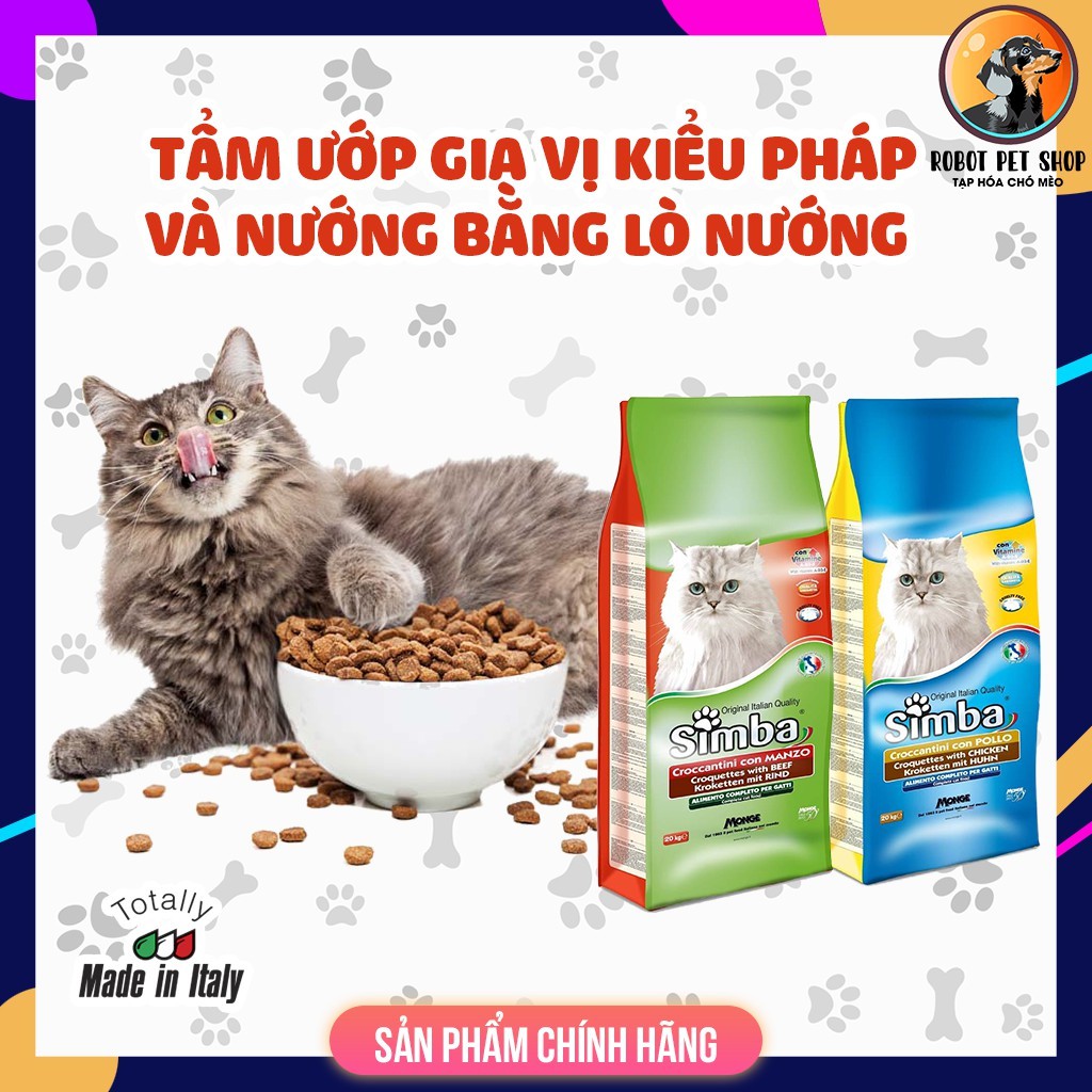 400gr Thức ăn khô cho mèo giá rẻ Simba - ROBOT PETSHOP