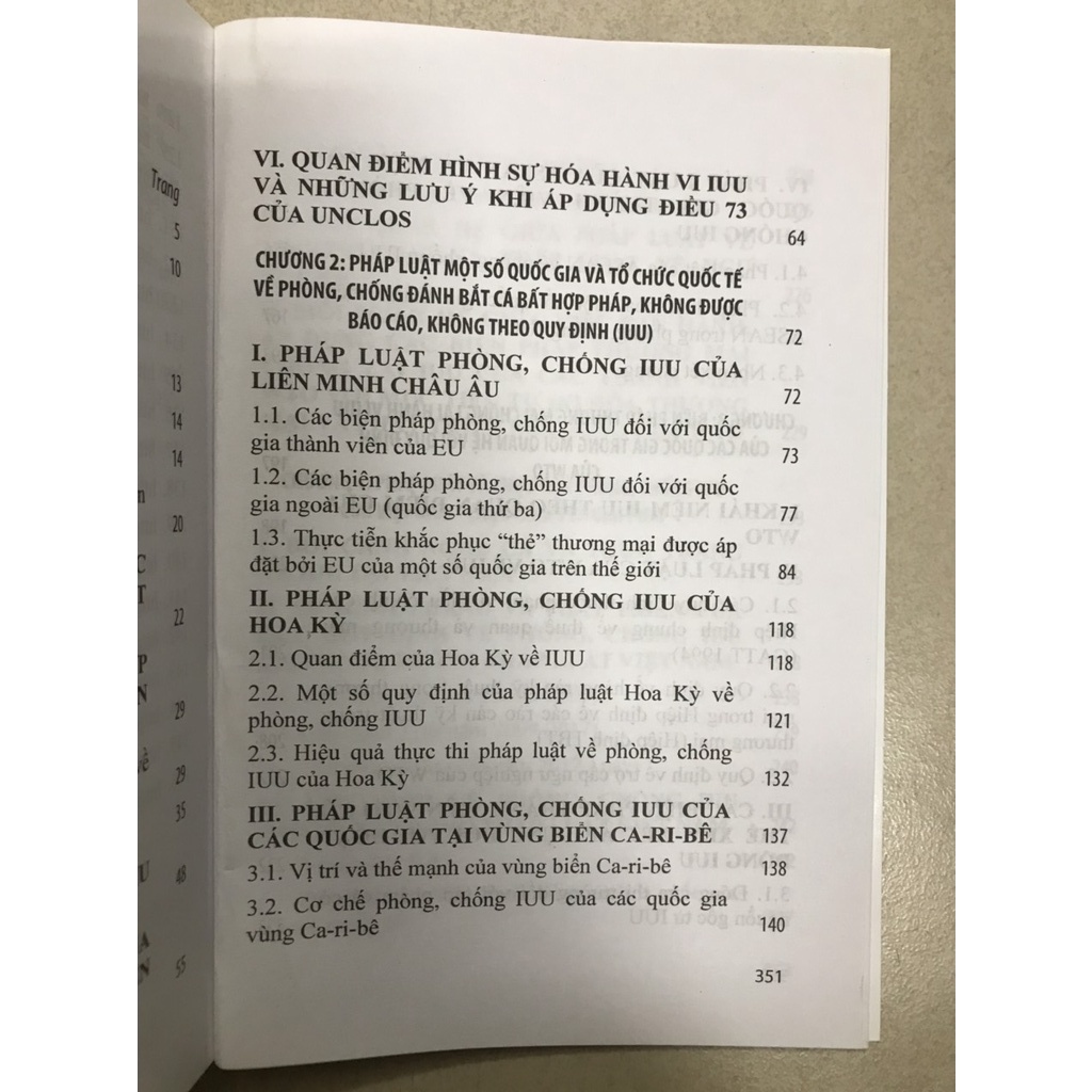 Sách Đánh bắt cá bất hợp pháp, không được báo cáo, không theo quy định (IUU) trong PL quốc tế và Pháp luật Việt Nam