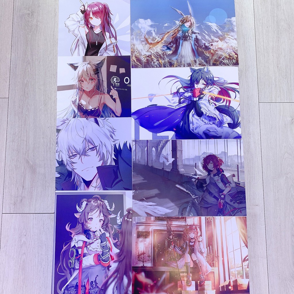 [8 Tờ] Poster Khổ A3 Arknights