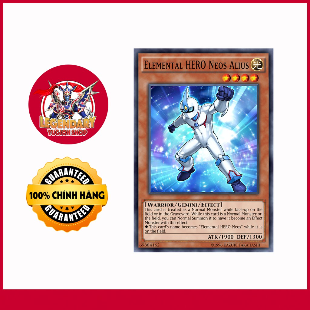 [Thẻ Bài Yugioh Chính Hãng] Elemental HERO Neos Alius