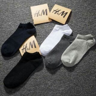 Set 5 đôi tất nam cổ ngắn HM