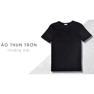 Áo Thun Trơn BASIC ĐEN kèm hộp