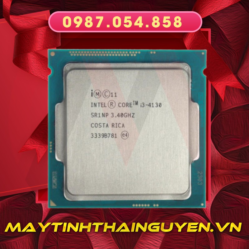 CPU Intel Core i3 4130 (3.40GHz, 3M, 2 Cores 4 Threads) TRAY chưa gồm Fan (Qua sử dụng)