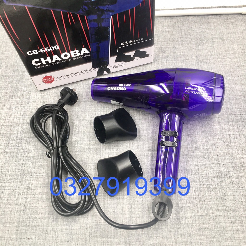 ✅freeship✅ Máy sấy tóc cao cấp CHAOBA 6600 2300W- sấy chuyên nghiệp