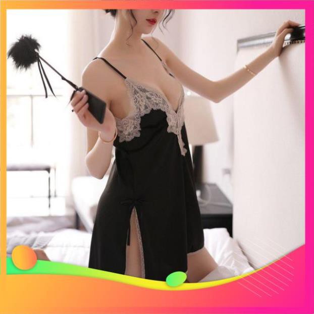 [ COSPLAY SEXY KATA - HÀNG CAO CẤP ]  Váy ngủ sexy gợi cảm xẻ eo MS5126